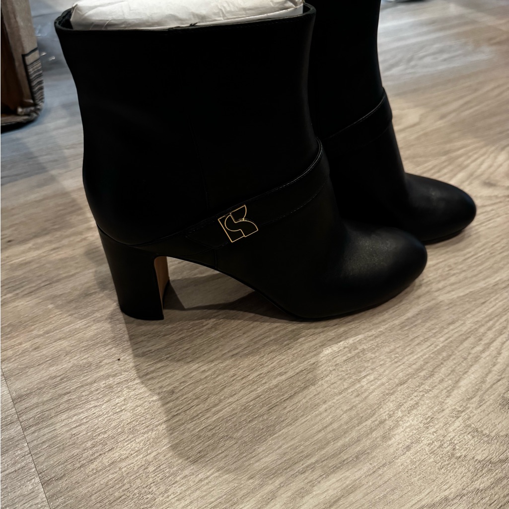 Elegant Kate Spade Black Heeled Boots